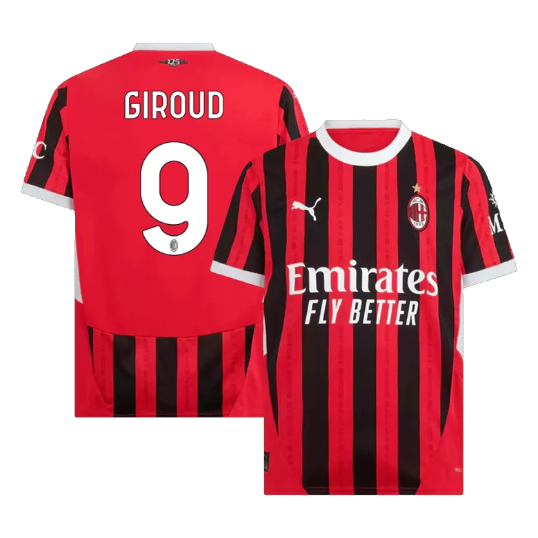 GIROUD #9 AC Milan Soccer Jersey Home Shirt 2024/25 - bestsoccerstore