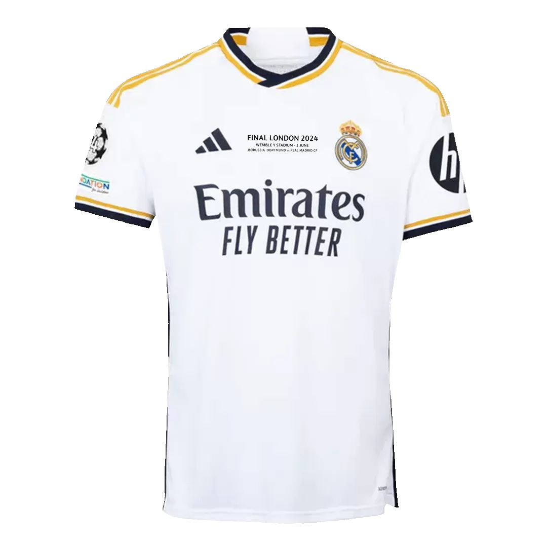 Real Madrid Home Soccer Jersey 2023/24 - UCL FINAL