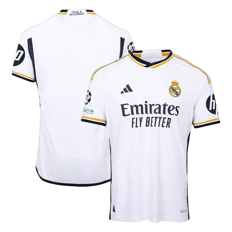 Authentic Soccer Jersey Real Madrid Home Shirt 2023/24-UCL - bestsoccerstore