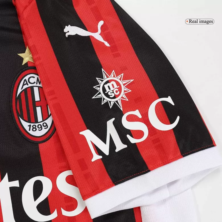 AC Milan Soccer Jersey Home Custom Shirt 2024/25 - bestsoccerstore