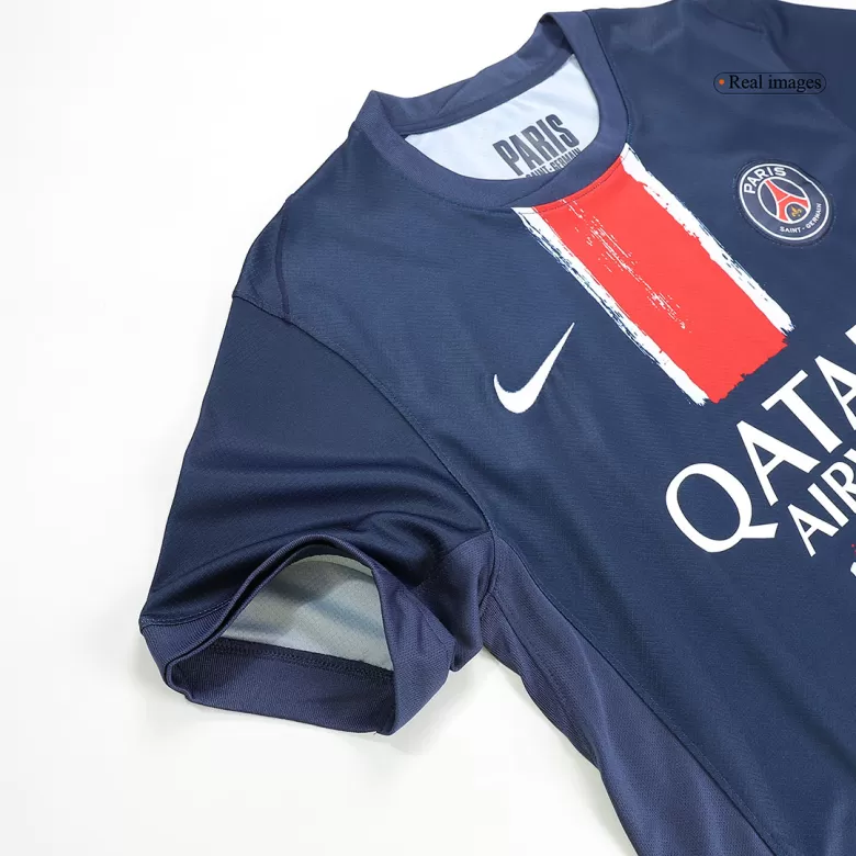 CHAMPIONS #25 PSG Soccer Jersey Home Custom Shirt 2024/25 CHAMPIONS OF EUROPE - bestsoccerstore
