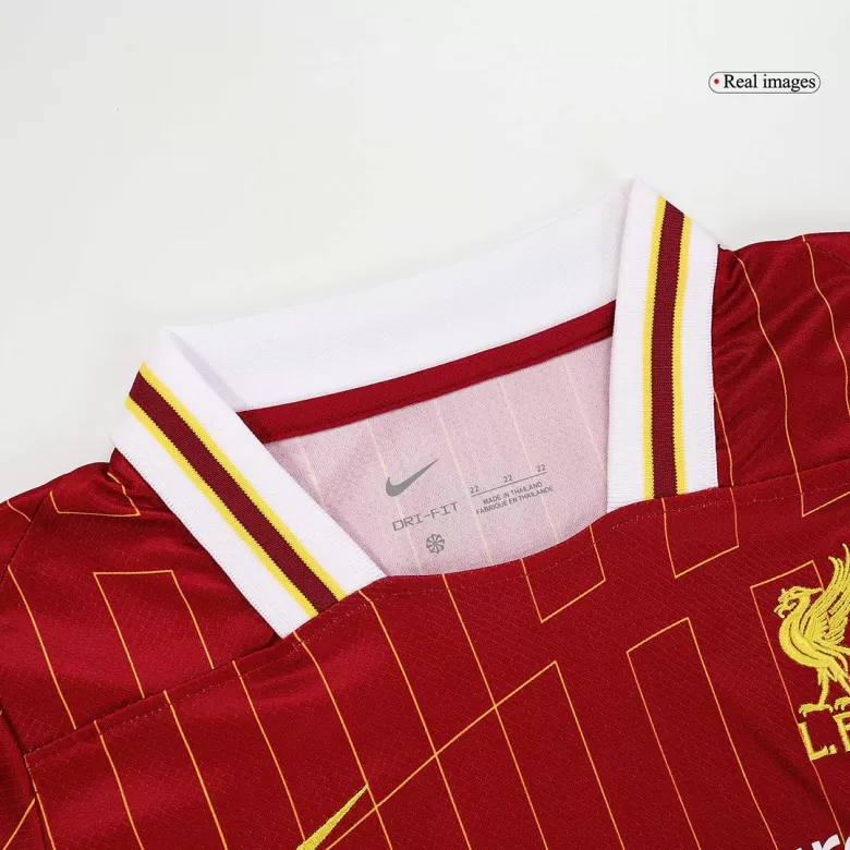 Kids Liverpool Home Soccer Kits 2024/25 - bestsoccerstore