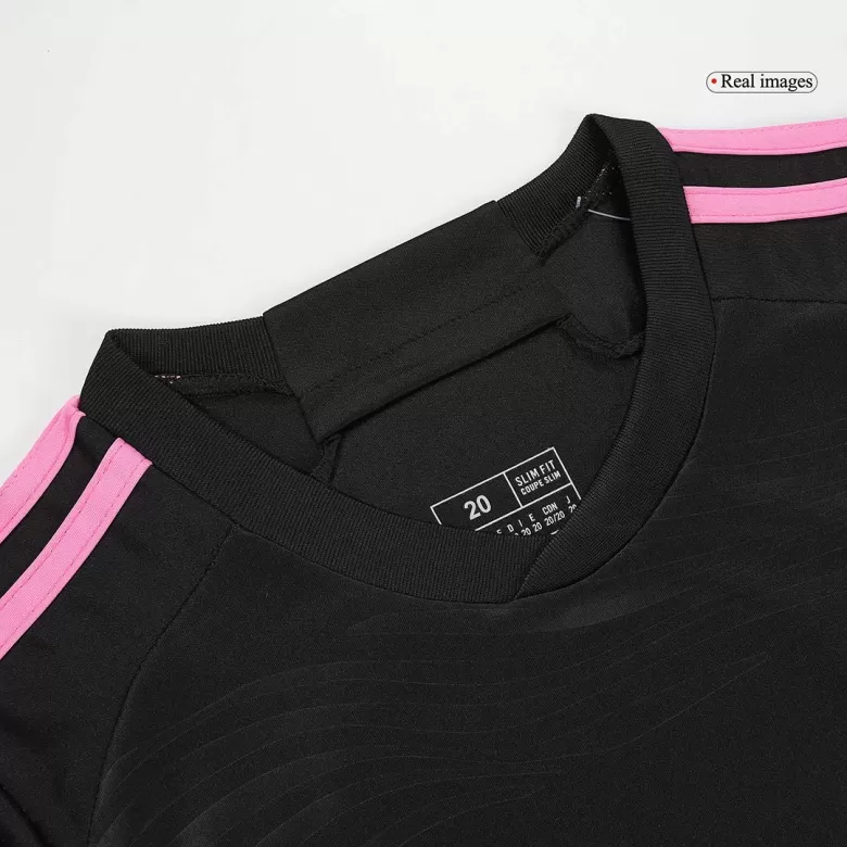 Kids Inter Miami CF Custom Away Soccer Kits 2024 - bestsoccerstore