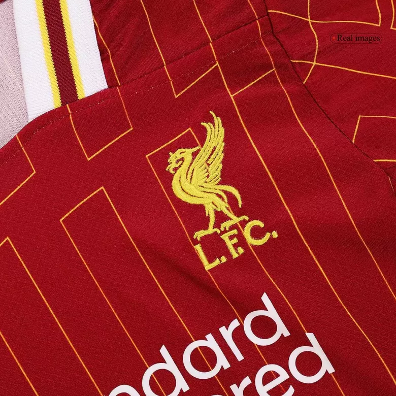 Kids Liverpool Home Soccer Kits 2024/25 - bestsoccerstore