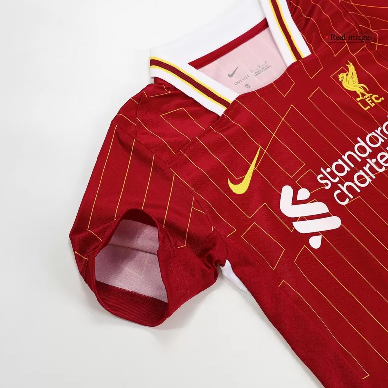 Kids Liverpool Home Soccer Kits 2024/25 - bestsoccerstore