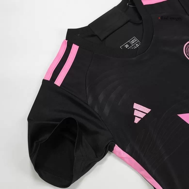 Kids Inter Miami CF Custom Away Soccer Kits 2024 - bestsoccerstore
