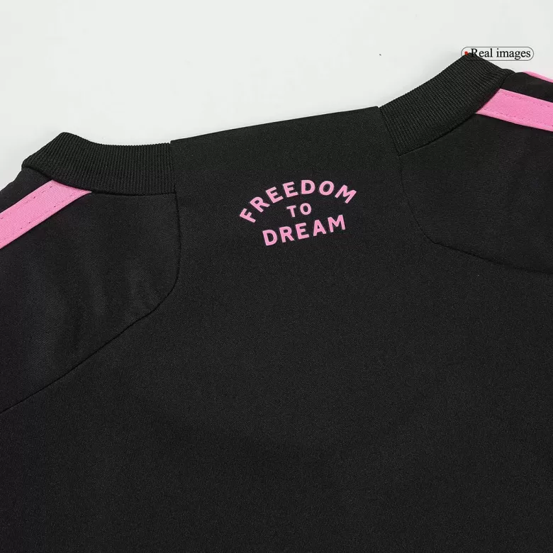 Kids Inter Miami CF Custom Away Soccer Kits 2024 - bestsoccerstore