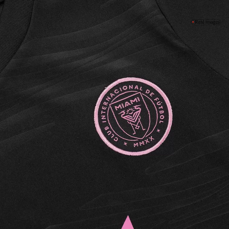 Kids Inter Miami CF Custom Away Soccer Kits 2024 - bestsoccerstore
