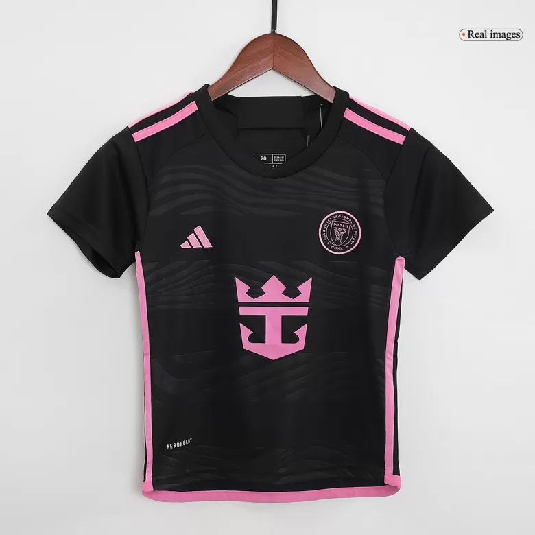 Kids Inter Miami CF Custom Away Soccer Kits 2024 - bestsoccerstore