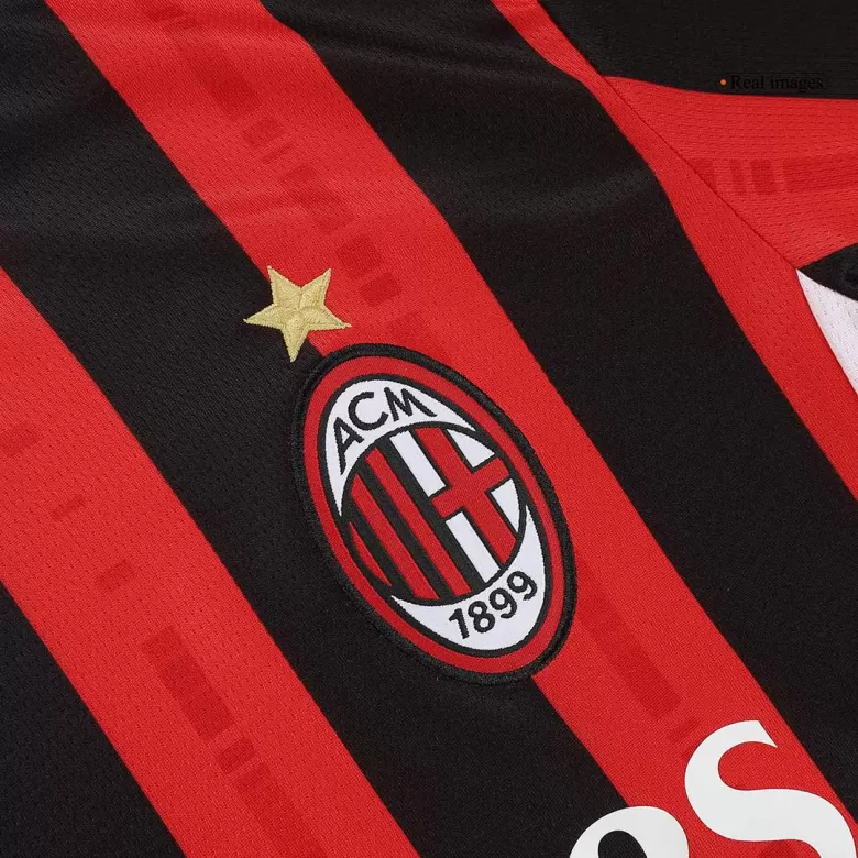 AC Milan Soccer Jersey Home Custom Shirt 2024/25 - bestsoccerstore
