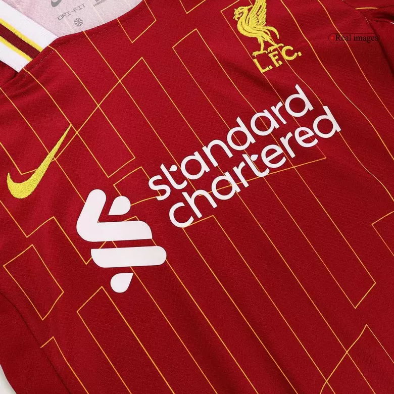 Kids Liverpool Home Soccer Kits 2024/25 - bestsoccerstore
