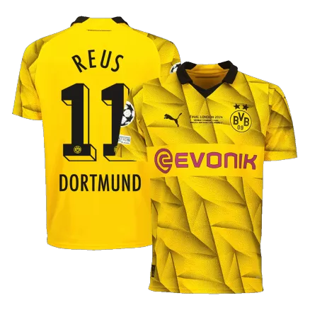 REUS #11 Borussia Dortmund Soccer Jersey Third Away Custom Shirt 2023/24- UCL FINAL - bestsoccerstore