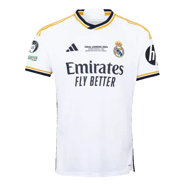 CHAMPIONS #15 Real Madrid Home Soccer Jersey 2023/24 - UCL FINAL-Plus Size - bestsoccerstore