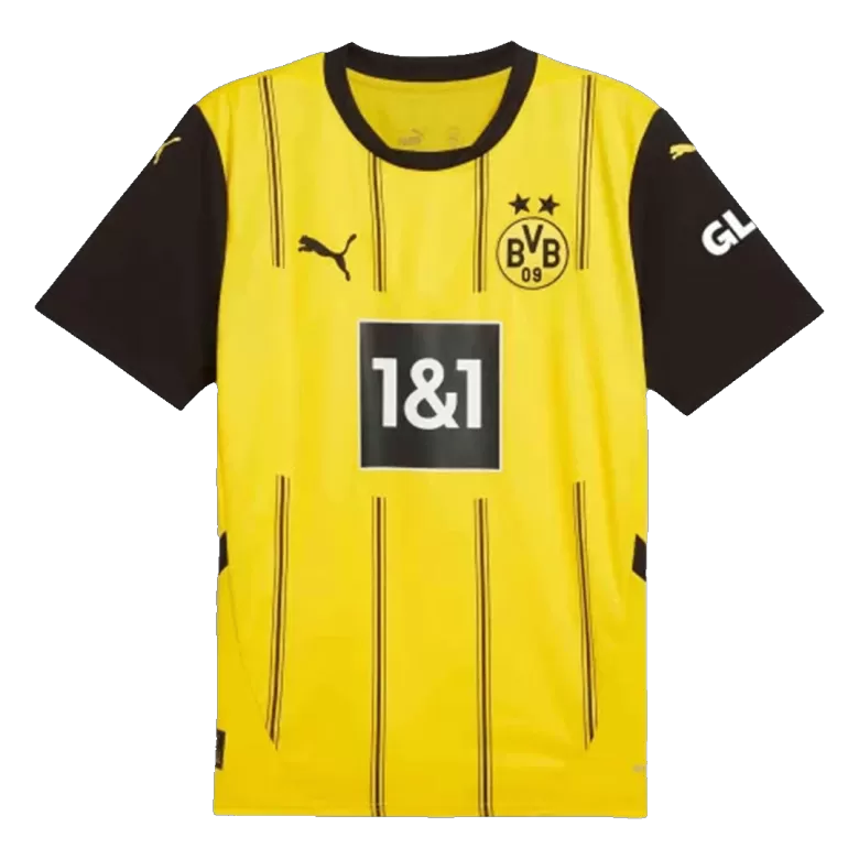 Borussia Dortmund Jersey Custom Soccer Jersey Home 2024/25 - bestsoccerstore