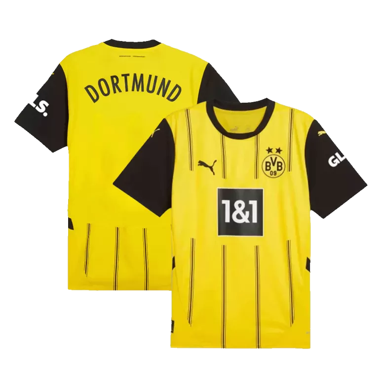 Borussia Dortmund Jersey Custom Soccer Jersey Home 2024/25 - bestsoccerstore