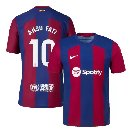 Authentic ANSU FATI #10 Soccer Jersey Barcelona Home Shirt 2023/24 - bestsoccerstore