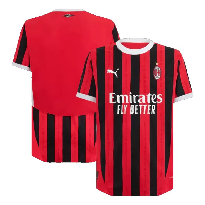 Authentic Soccer Jersey AC Milan Home Shirt 2024/25 - bestsoccerstore