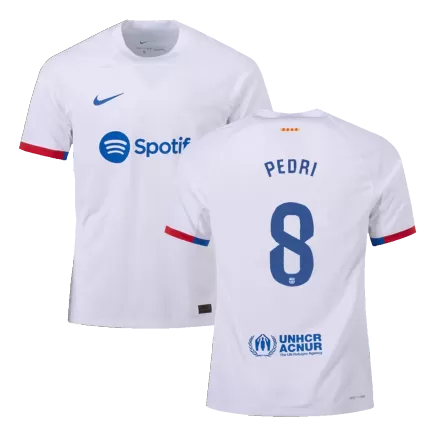 Authentic  Soccer Jersey PEDRI #8 Away Shirt 2023/24 - bestsoccerstore
