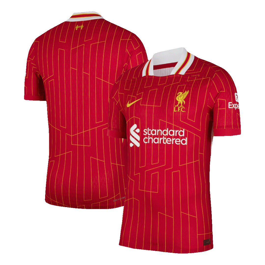 Liverpool Custom Player Version Home Soccer Jersey