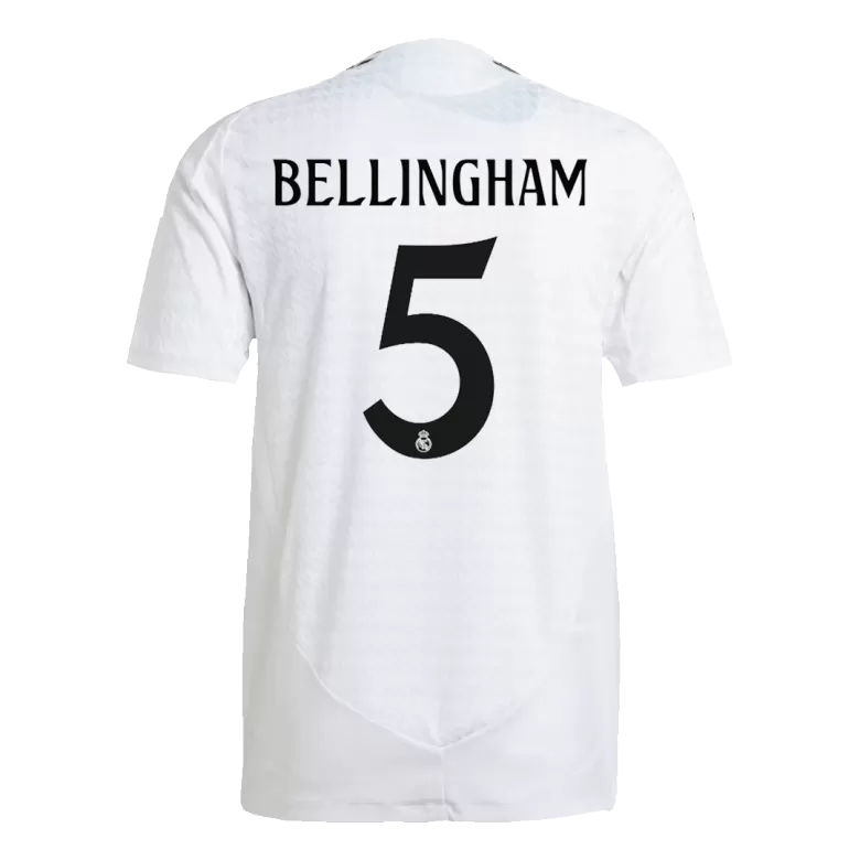 Authentic BELLINGHAM #5 Soccer Jersey Real Madrid Home Shirt 2024/25 - bestsoccerstore