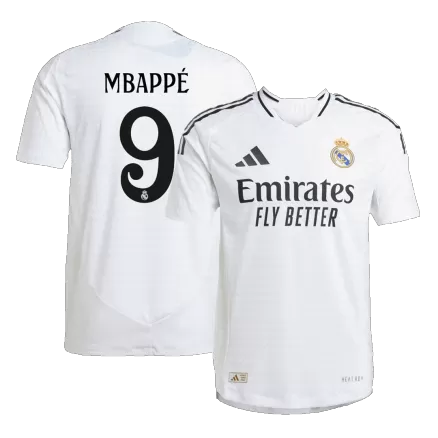 Authentic MBAPPÉ #9 Soccer Jersey Real Madrid Home Shirt 2024/25 - bestsoccerstore