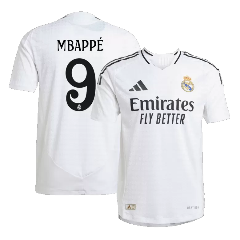 Authentic MBAPPÉ #9 Soccer Jersey Real Madrid Home Shirt 2024/25 - bestsoccerstore