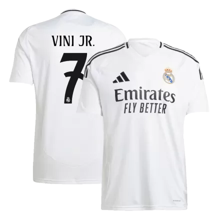 VINI JR. #7 Real Madrid Soccer Jersey Home Custom Shirt 2024/25 - bestsoccerstore