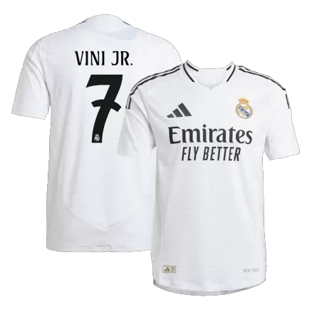 Authentic VINI JR. #7 Soccer Jersey Real Madrid Home Shirt 2024/25 - bestsoccerstore