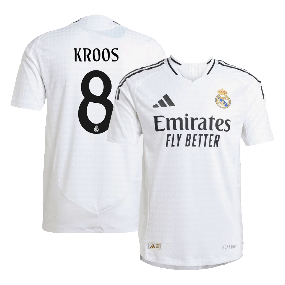 Real Madrid KROOS #8 Home Custom Player Version Soccer Jersey - bestsoccerstore