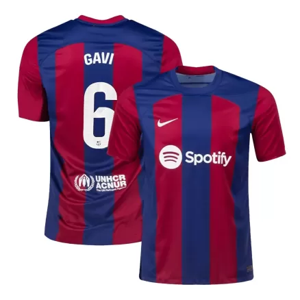 Authentic GAVI #6 Soccer Jersey Barcelona Home Shirt 2023/24 - bestsoccerstore