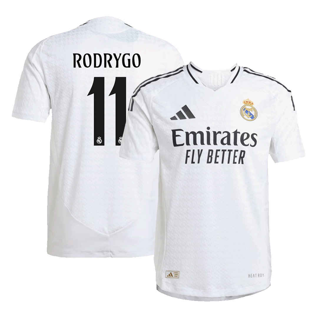 Real Madrid RODRYGO #11 Home Custom Player Version Soccer Jersey - bestsoccerstore