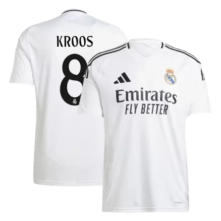 KROOS #8 Real Madrid Soccer Jersey Home Custom Shirt 2024/25 - bestsoccerstore