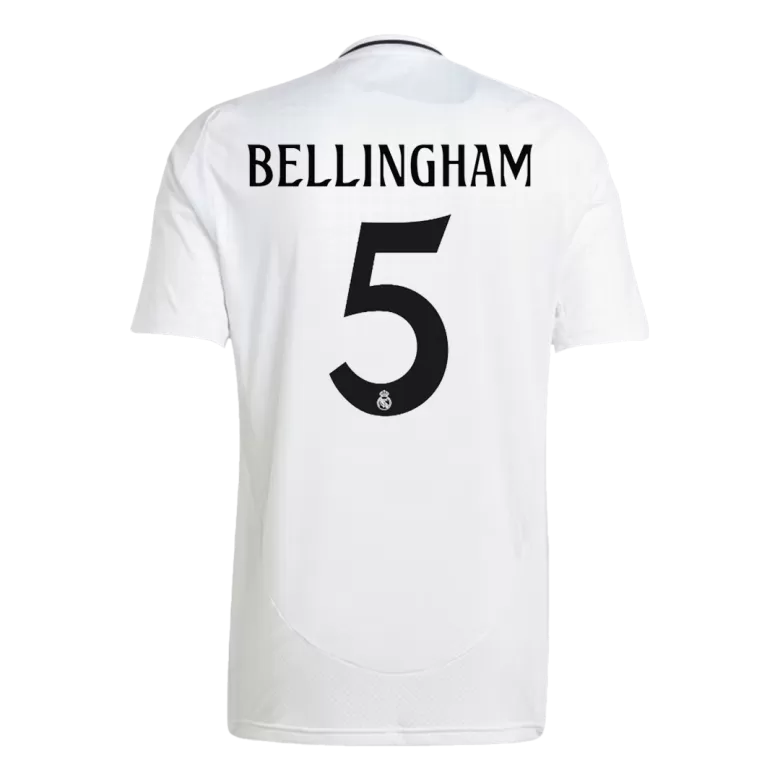 BELLINGHAM #5 Real Madrid Soccer Jersey Home Custom Shirt 2024/25 - bestsoccerstore