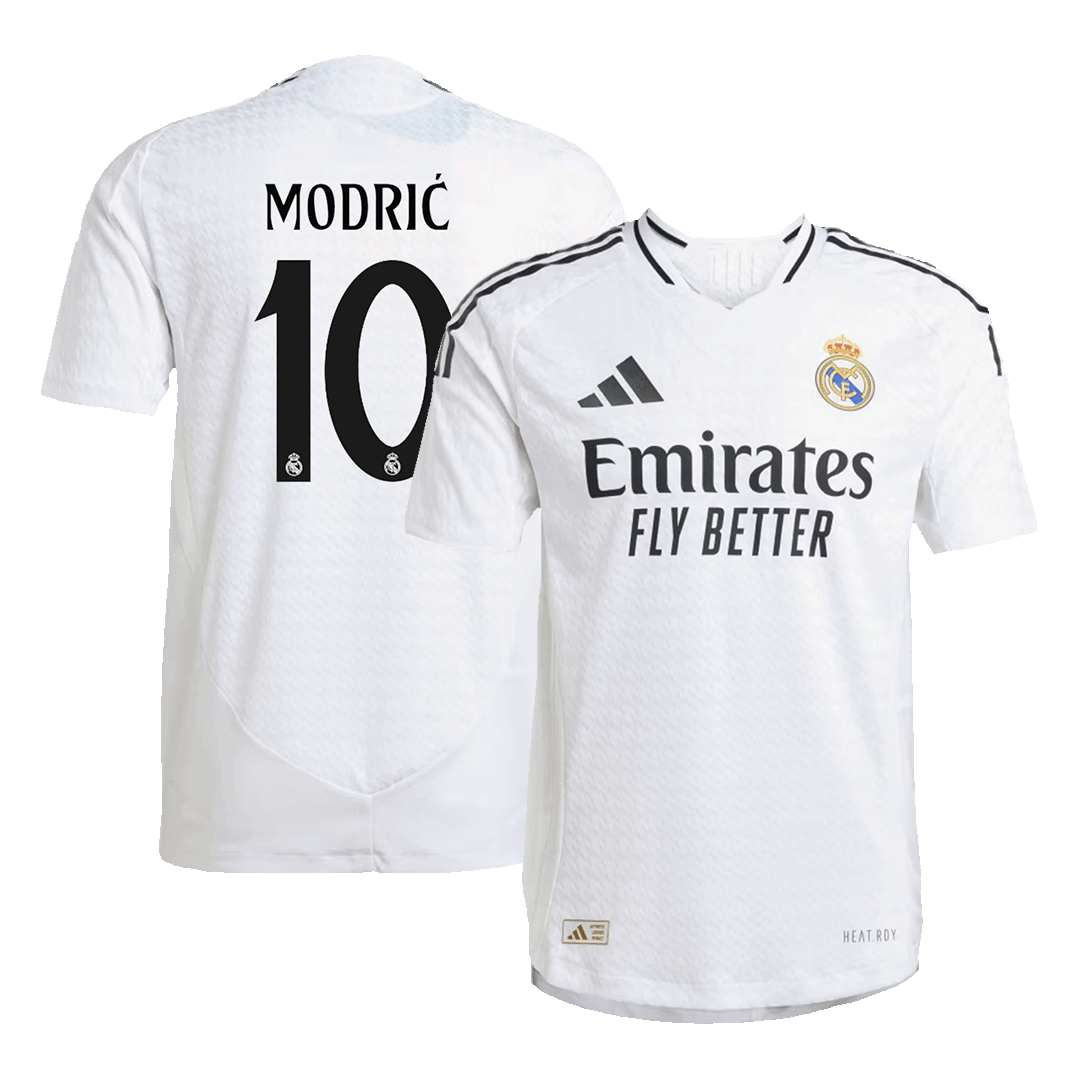 Real Madrid MODRIĆ #10 Home Custom Player Version Soccer Jersey - bestsoccerstore