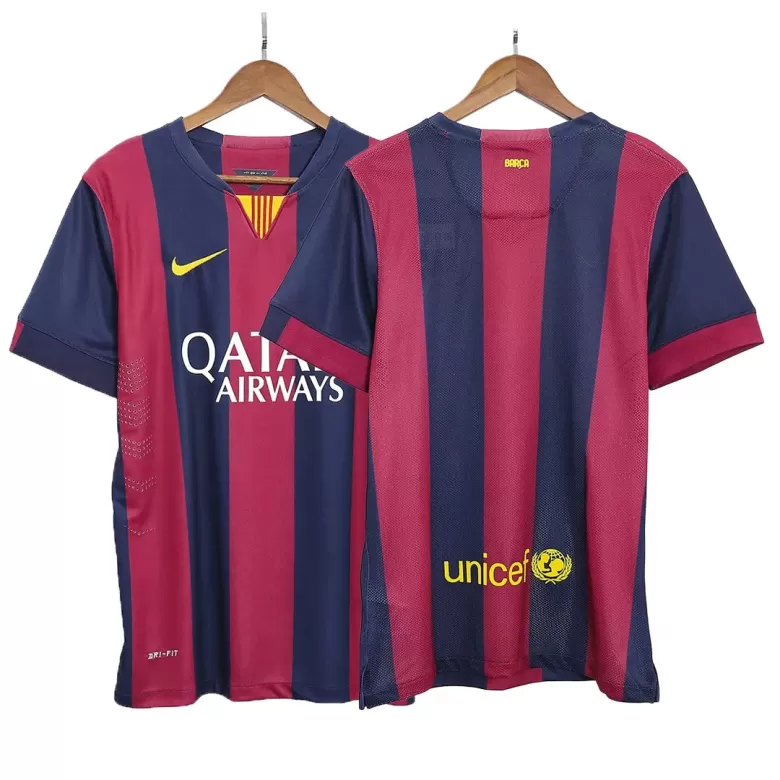 Barcelona Retro Jersey Home Soccer Shirt 2014/15 - bestsoccerstore