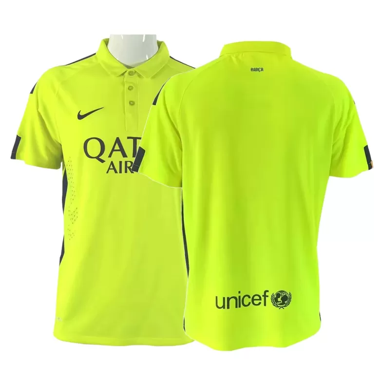  Barcelona Retro Jersey Third Away Soccer Shirt 2014/15 - bestsoccerstore