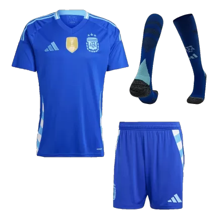 Argentina Away Custom Full Soccer Kit 2024 - bestsoccerstore