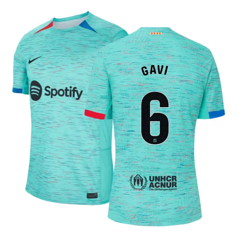  Jersey Custom GAVI #6 Soccer Jersey Third Away 2023/24 - bestsoccerstore