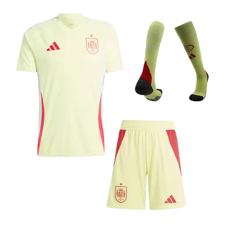Spain Away Custom Full Soccer Kit 2024 - bestsoccerstore