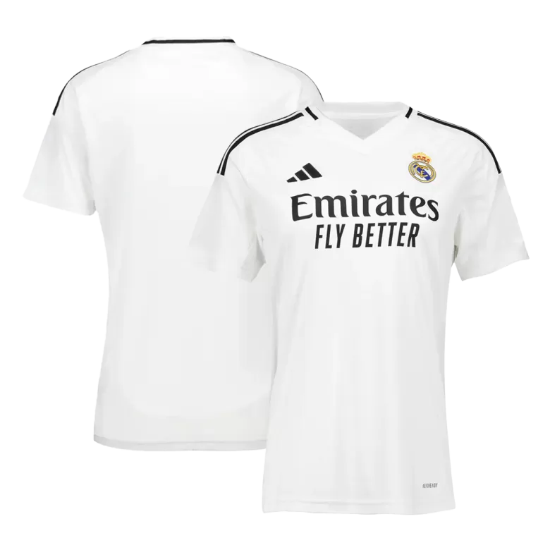 Real Madrid Soccer Jersey Home Women's Custom Shirt 2024/25 - bestsoccerstore