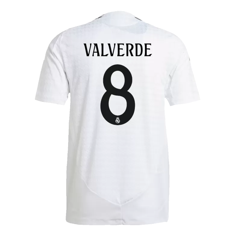 Authentic VALVERDE #8 Soccer Jersey Real Madrid Home Shirt 2024/25 - bestsoccerstore