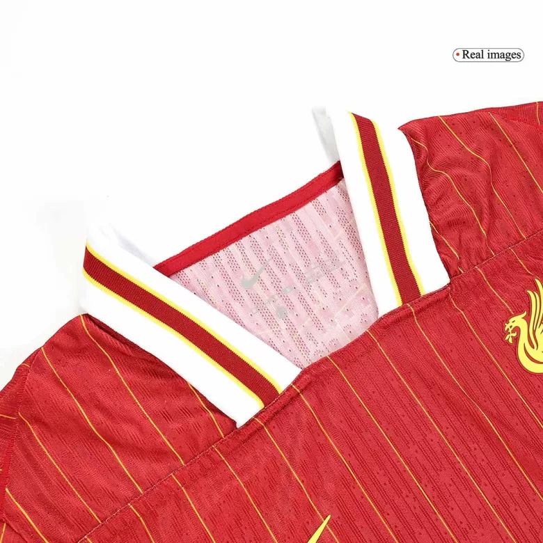 Authentic VIRGIL #4 Soccer Jersey Liverpool Home Shirt 2024/25 - bestsoccerstore