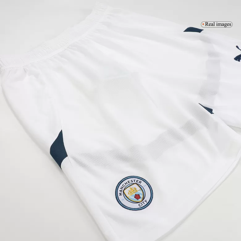 Manchester City Soccer Shorts Custom Home 2024/25 - bestsoccerstore