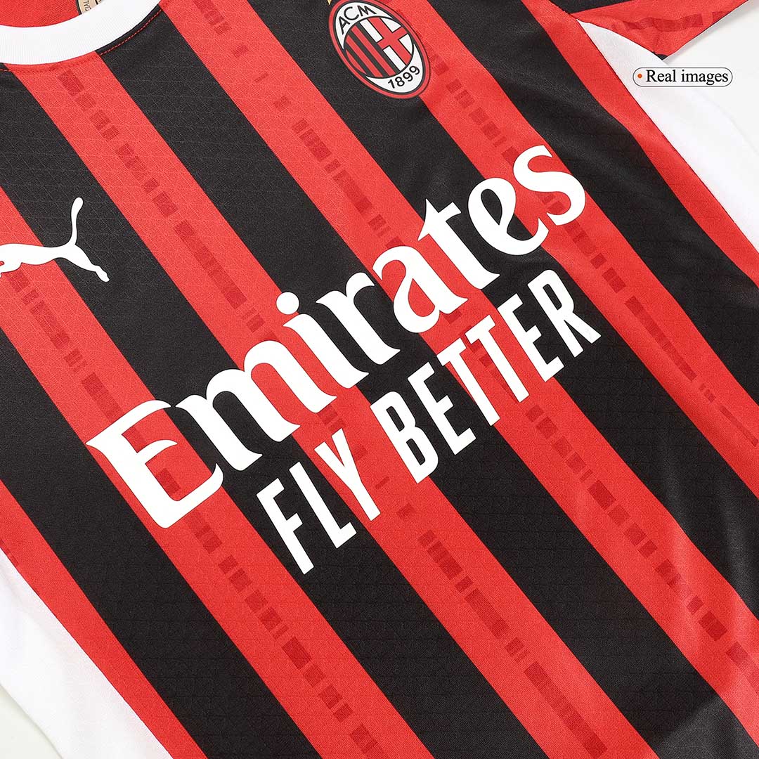 Authentic Soccer Jersey AC Milan Home Shirt - bestsoccerstore