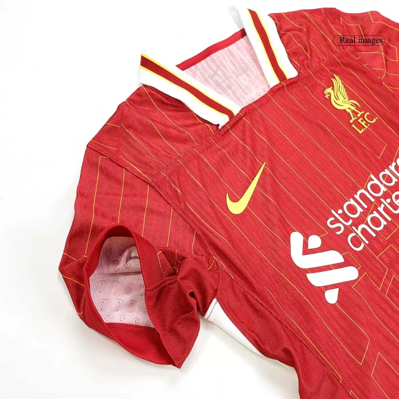 Authentic VIRGIL #4 Soccer Jersey Liverpool Home Shirt 2024/25 - bestsoccerstore