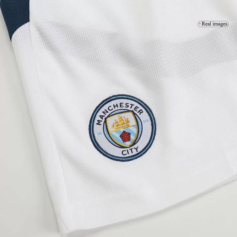 Manchester City Soccer Shorts Custom Home 2024/25 - bestsoccerstore