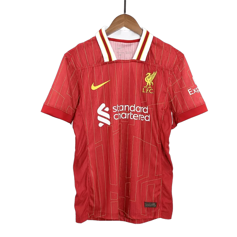 Authentic VIRGIL #4 Soccer Jersey Liverpool Home Shirt 2024/25 - bestsoccerstore