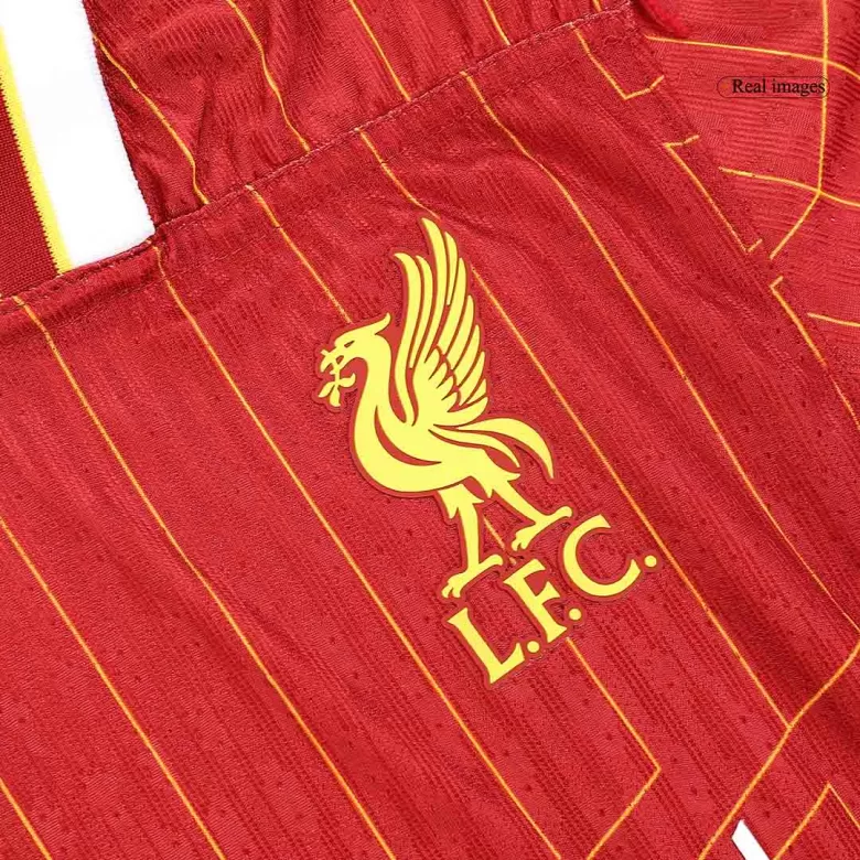 Authentic VIRGIL #4 Soccer Jersey Liverpool Home Shirt 2024/25 - bestsoccerstore