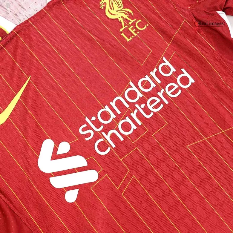 Authentic VIRGIL #4 Soccer Jersey Liverpool Home Shirt 2024/25 - bestsoccerstore