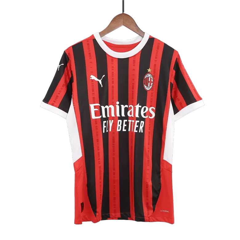 Authentic RAFA LEÃO #10 Soccer Jersey AC Milan Home Shirt 2024/25 - UCL - bestsoccerstore